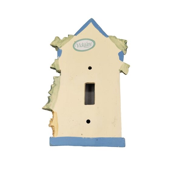 Vicki Lane Light Switch Cover Bluebird Roses Ivy Birdhouse Ceramic Composite - Picture 7 of 8
